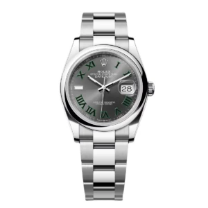 RLX Datejust 36mm 126200 Oyster Perpetual Wimbledon Dial Jubilee Stainless Steel