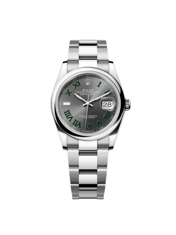 RLX Datejust 36mm 126200 Oyster Perpetual Wimbledon Dial Jubilee Stainless Steel