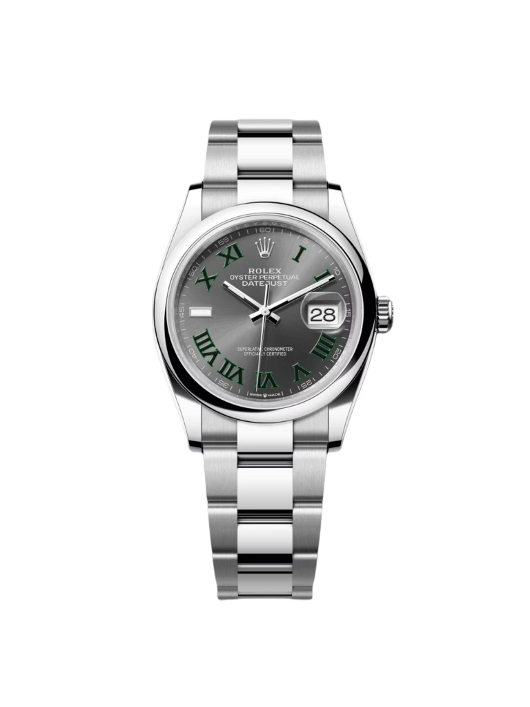 RLX Datejust 36mm 126200 Oyster Perpetual Wimbledon Dial Jubilee Stainless Steel