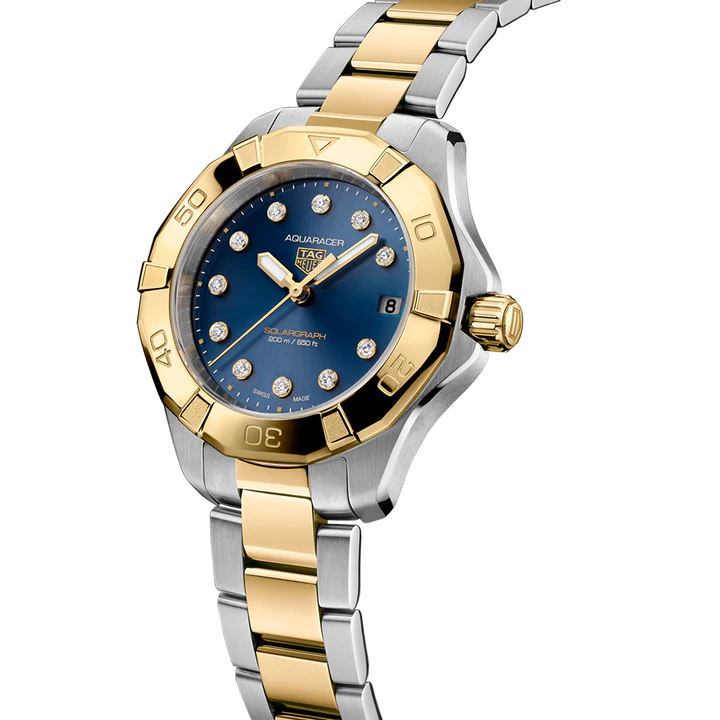 【7A Quality】TAG Heuer Aquaracer Professional 200 Solargraph Solar Quartz 34mm WBP1323.BB0004