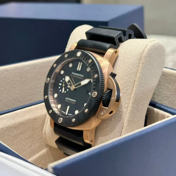 【7A Quality】Panerai Submersible QuarantaQuattro Goldtech™ OroCarbo 44mm PAM02070