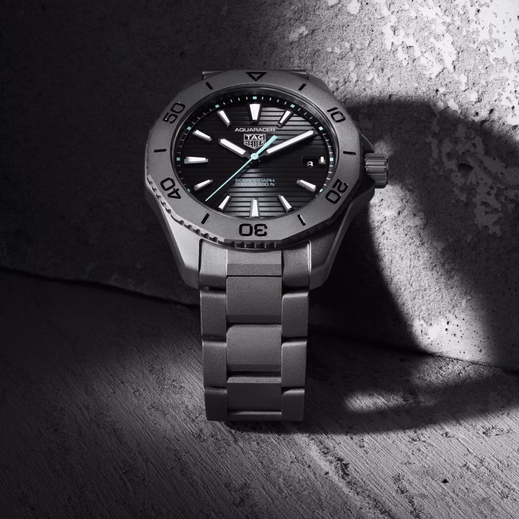【7A Quality】TAG Heuer Aquaracer Professional 200 Solargraph 40mm Mens Watch Titanium WBP1180.BF0000