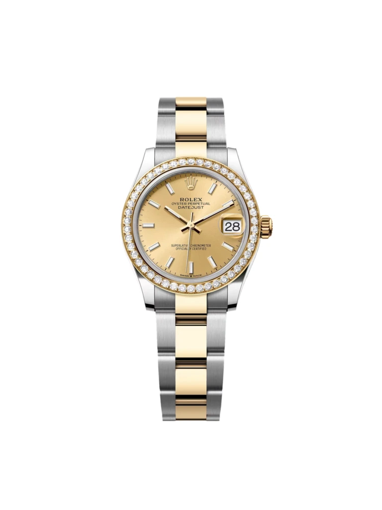 RLX Datejust m278383-0013/0014 31mm Champagne Dial Oyster Bracelet