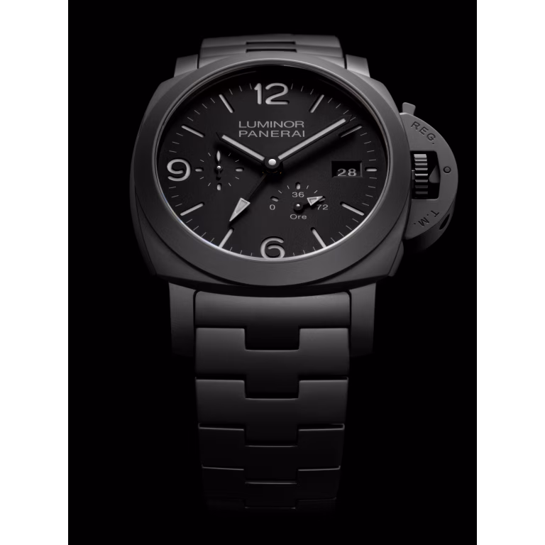 【7A Quality】Panerai Luminor GMT Power Reserve Ceramica 44mm PAM01674