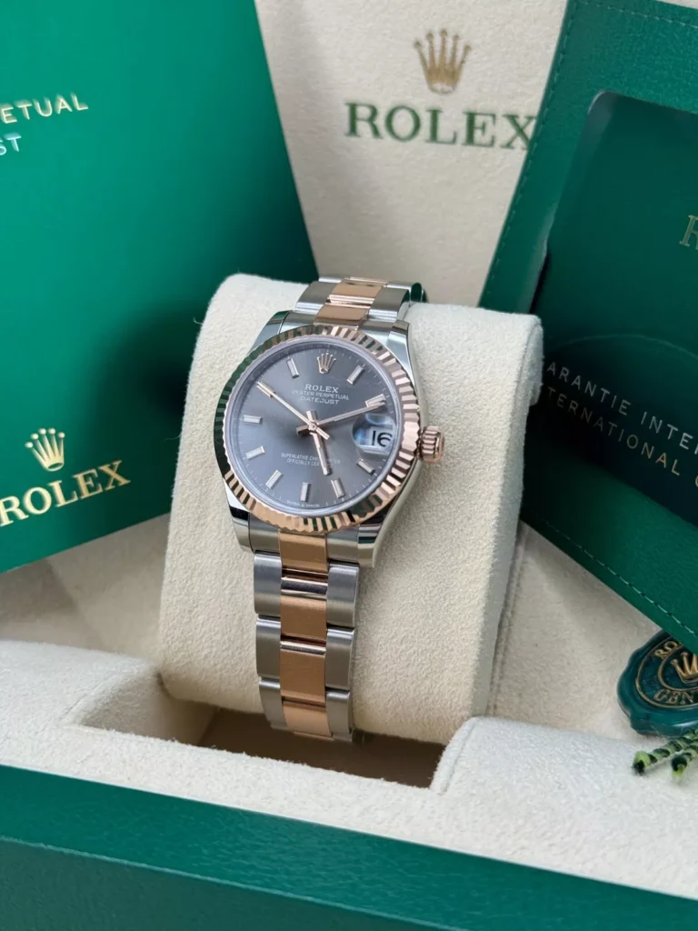 RLX Datejust m278271-0017/0018 Slate 31mm Dial Oyster Bracelet Watch