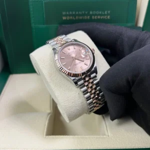 RLX Datejust m278271-0009/0010 Rose 31mm Dial Oyster Bracelet Watch