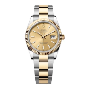 RLX Datejust 36mm 126233 Champagne Dial Jubilee Bracelet Watch