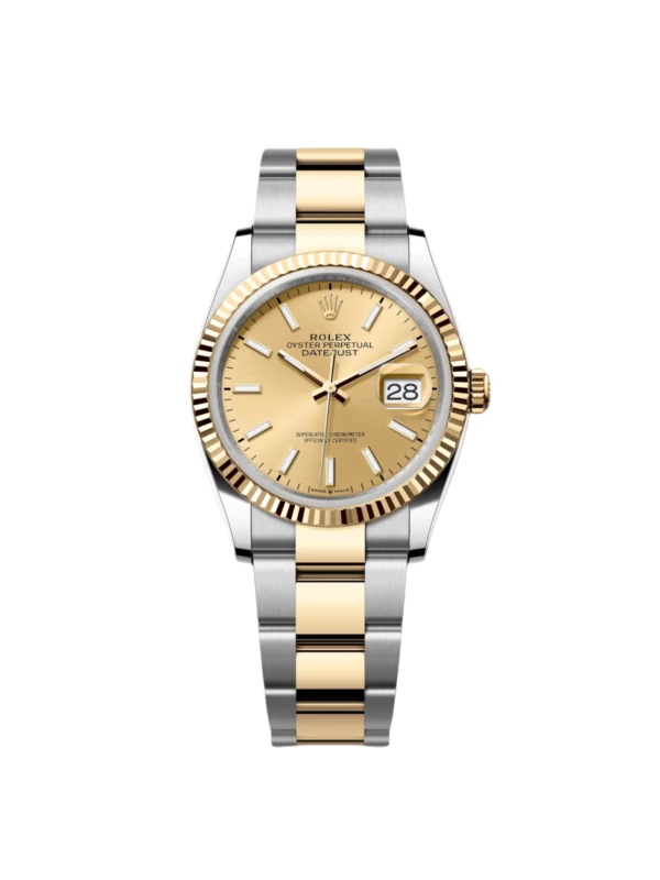RLX Datejust 36mm 126233 Champagne Dial Jubilee Bracelet Watch
