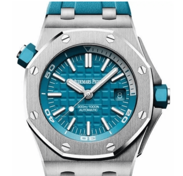 A&P OFFSHORE DIVER Turquoise Blue Dial 42mm