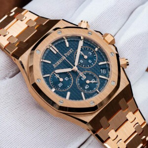 A&P ROYAL OAK Pink Gold “Bleu nuit nuage 50” Dial CHRONOGRAPH 41mm