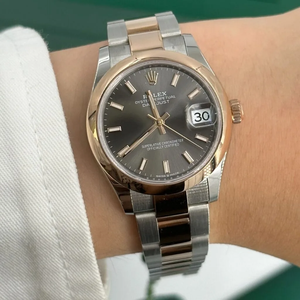 RLX Datejust m278241-0017/0018 Slate 31mm Dial Oyster Bracelet Watch