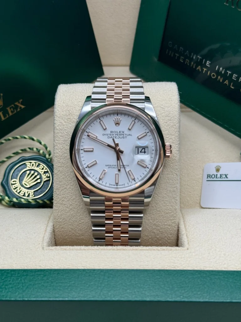 RLX Datejust 36mm 126201 White Dial Jubilee Bracelet Watch