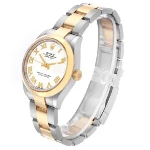 RLX Datejust m278243-0001/0002 31mm White Dial Yellow Rolesor Oyster Watch