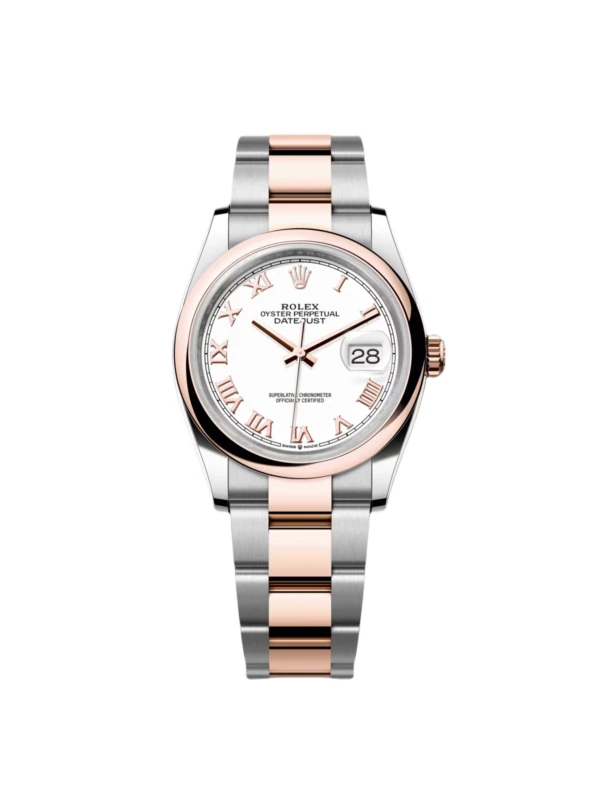 RLX Datejust 36mm 126201 White Dial Oyster Bracelet Watch