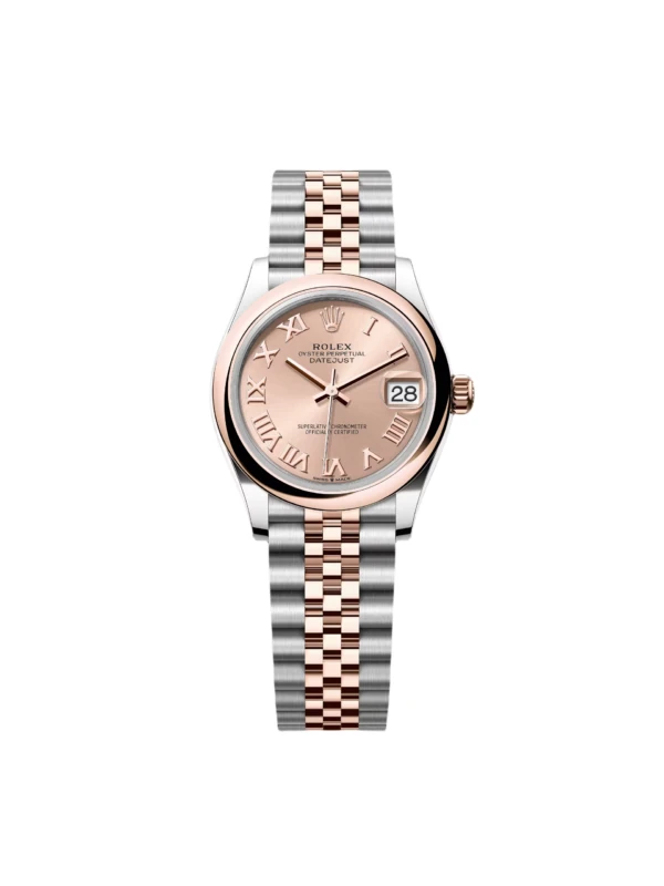 RLX Datejust m278241-0005/0006 Rose 31mm Dial Oyster Bracelet Watch