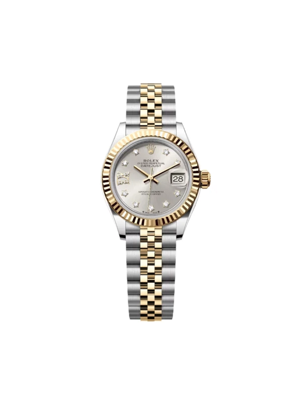 RLX Lady-Datejust 31mm 279173 Silver Diamond Dial Oyster Bracelet