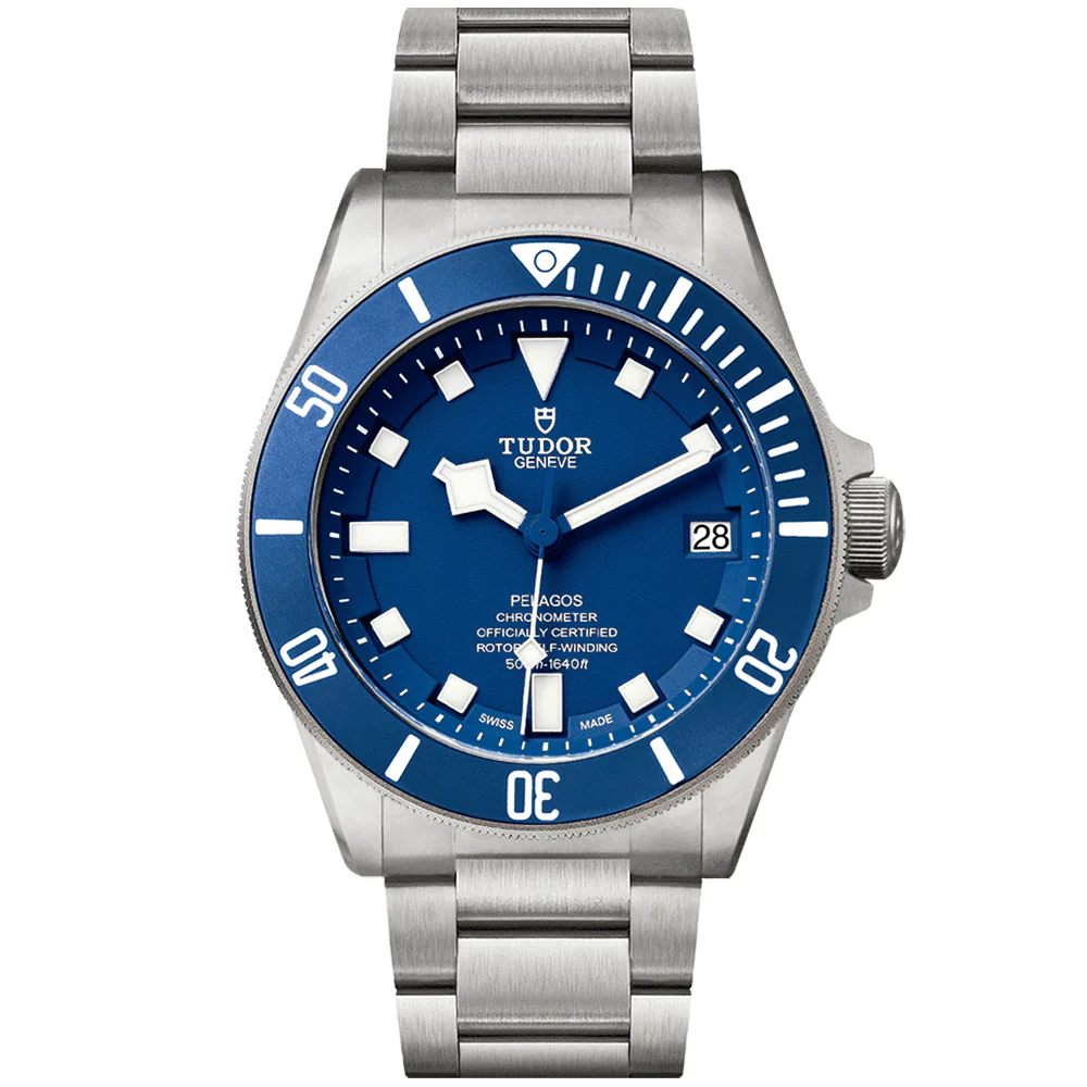 【7A Quality】TUDOR Pelagos 42mm Blue Dial & Ceramic Bezel Men's Titanium Automatic Watch M25600TB-0001