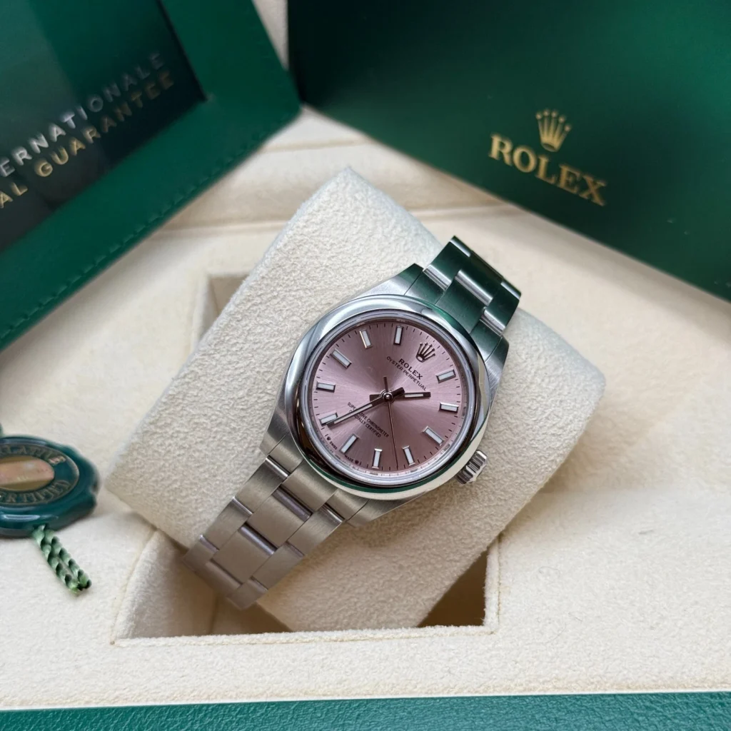 RLX Oyster Perpetual 31mm 276200-0009 Pink Dial Oyster Stainless Steel Bracelet