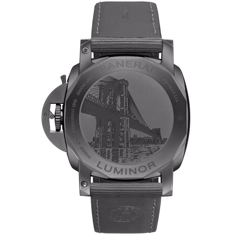 【7A Quality】Panerai Luminor BiTempo Titanium DLC - New York 44mm PAM01467