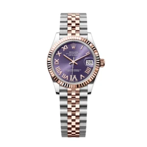 RLX Datejust m278271-0019/0020 Aubergine 31mm Dial Oyster Bracelet Watch