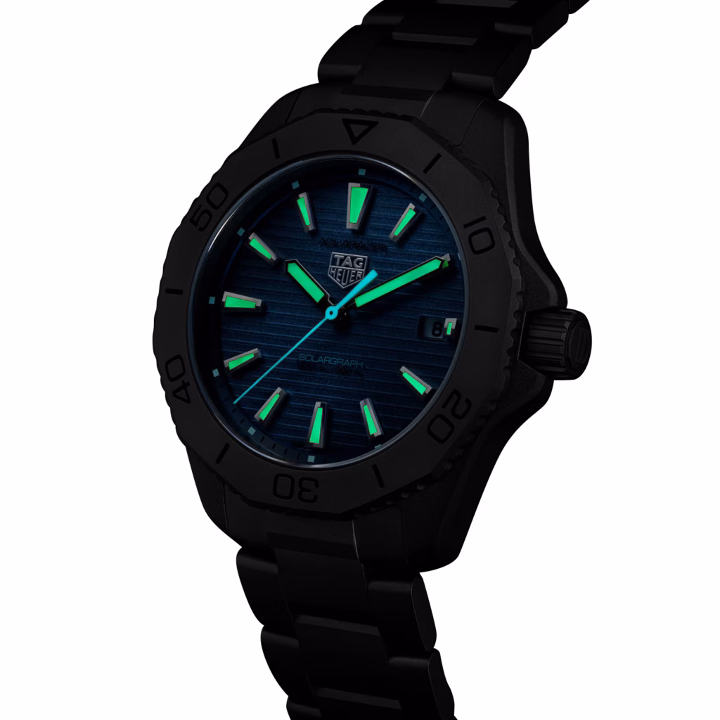 【7A Quality】TAG Heuer Aquaracer Professional 200 Solargraph Titanium 40mm Mens Watch Blue WBP1182.BF0000