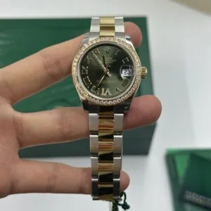 RLX Datejust m278383RBR-0015/0016 31mm Olive Green Dial Oyster Bracelet