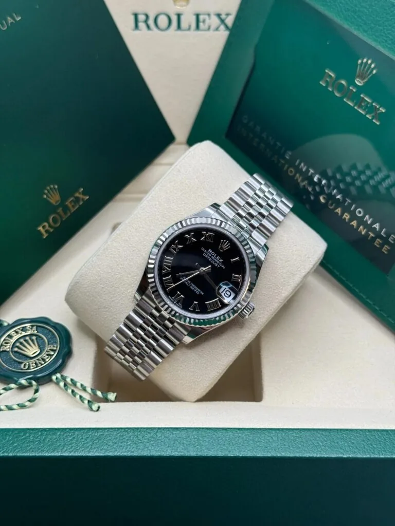 RLX Datejust m278274-0001/0002 Bright Black Dial 31mm Oyster Bracelet