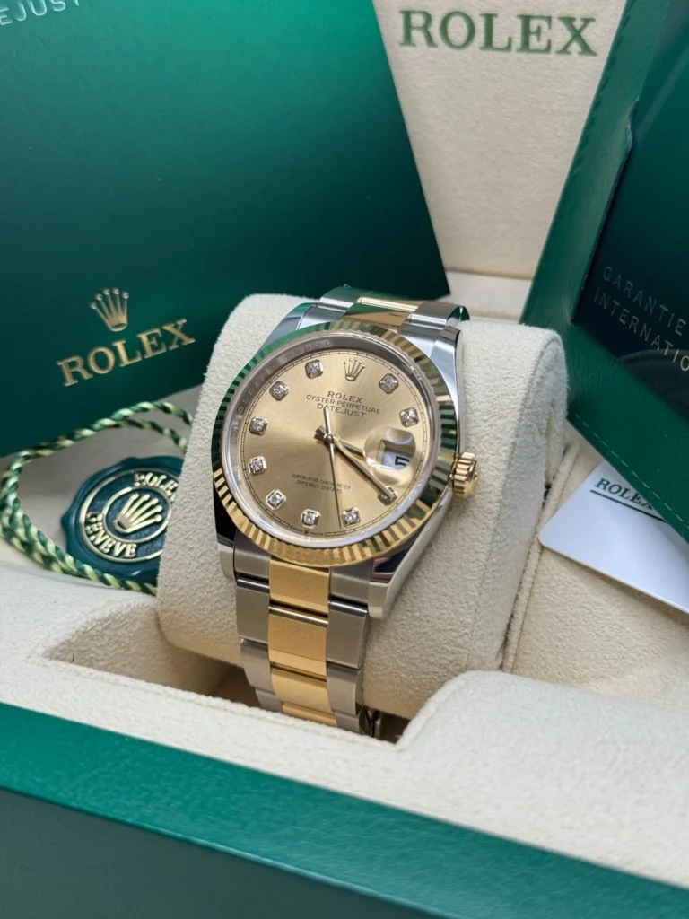 RLX Datejust 36mm 126233 Champagne Dial Jubilee Bracelet Watch