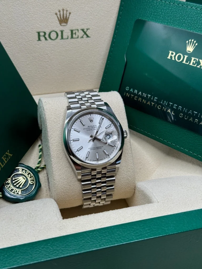 RLX Datejust 36mm 126200 Oyster Perpetual Silver Dial Jubilee Stainless Steel