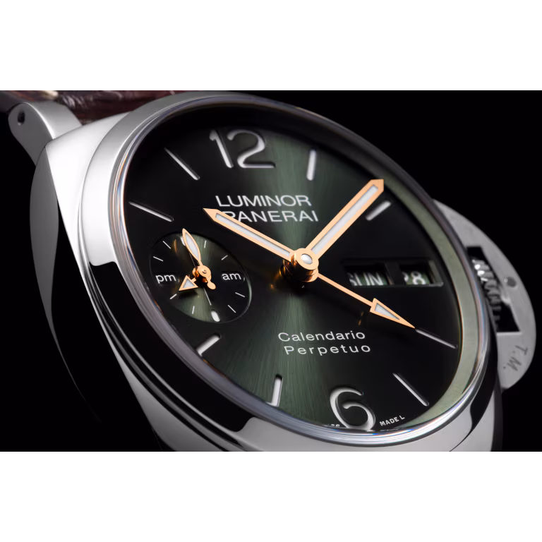 【7A Quality】Panerai Luminor Perpetual Calendar GMT Platinumtech™ 44mm PAM00715