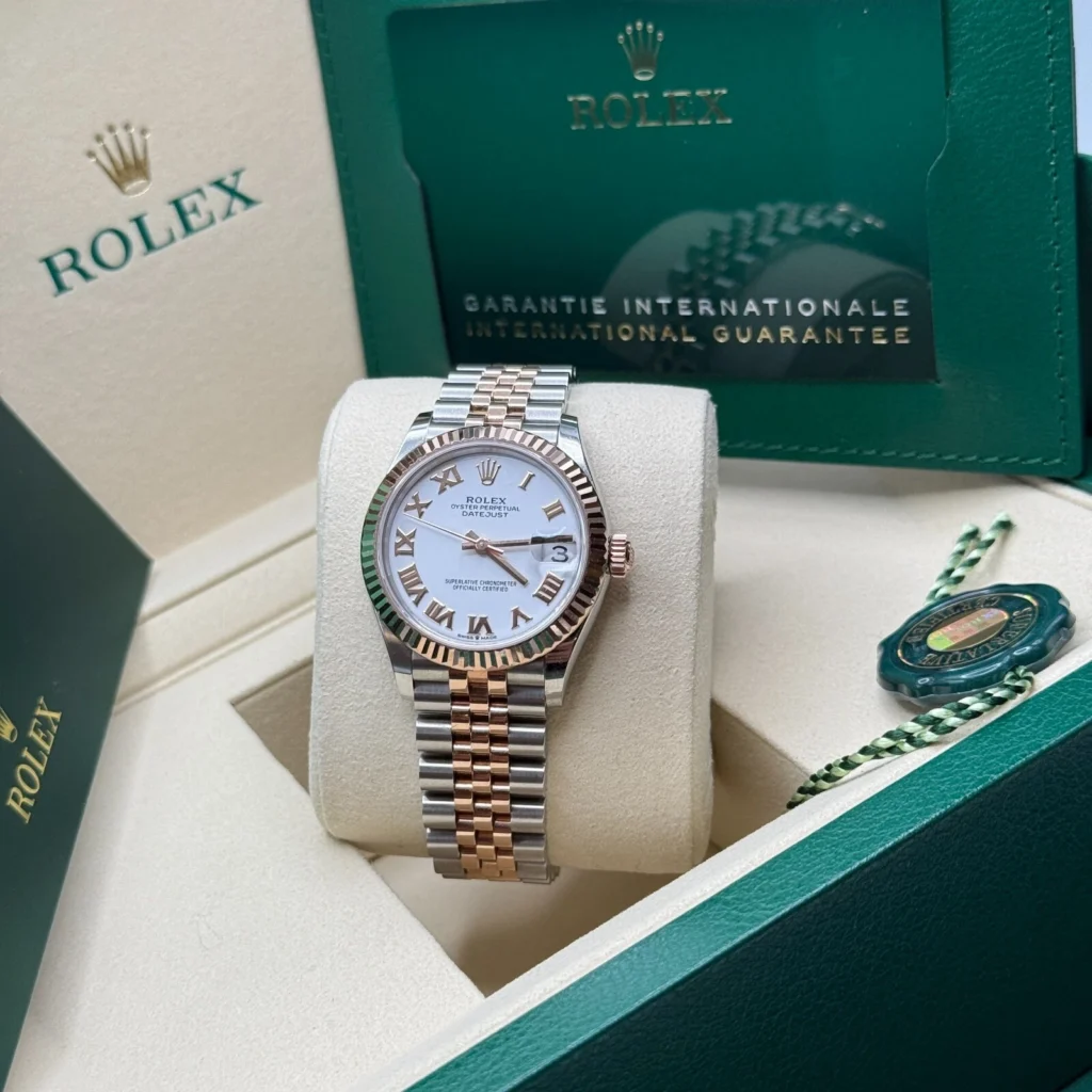RLX Datejust m278271-0001/0002 White 31mm Dial Oyster Bracelet Watch