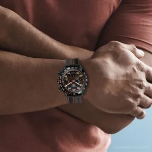 【7A Quality】TAG Heuer Carrera Chronograph x Porsche Orange Racing Men's Watch CBN2A1M.FC6526