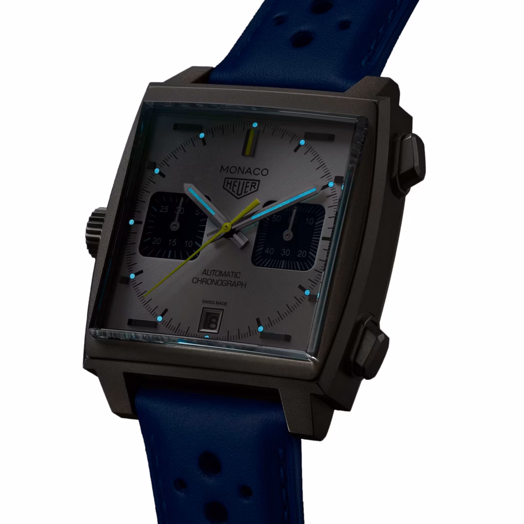 【7A Quality】TAG Heuer Monaco Chronograph Racing Blue Limited Edition 39mm Mens Watch Silver CAW218C.FC6548