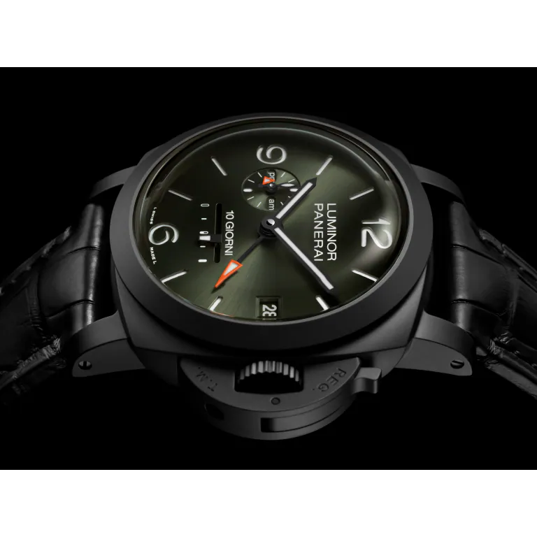 【7A Quality】Panerai Luminor Dieci Giorni GMT Ceramica 44mm PAM01483