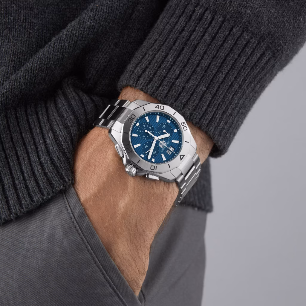 【7A Quality】TAG Heuer Aquaracer Professional 200 Chronograph 40mm Mens Watch Blue CBP1113.BA0627