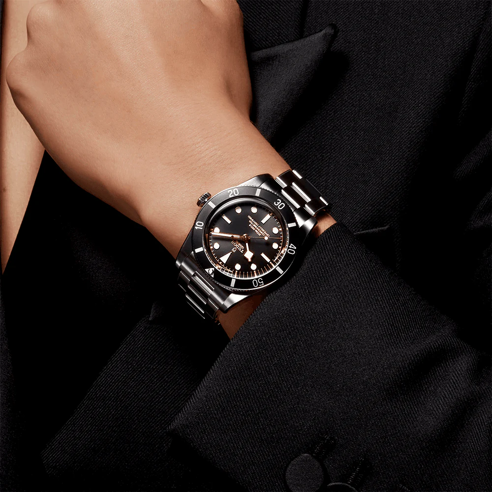 【7A Quality】TUDOR Black Bay 54 37mm Black Dial & Bezel Automatic Bracelet Watch M79000N-0001
