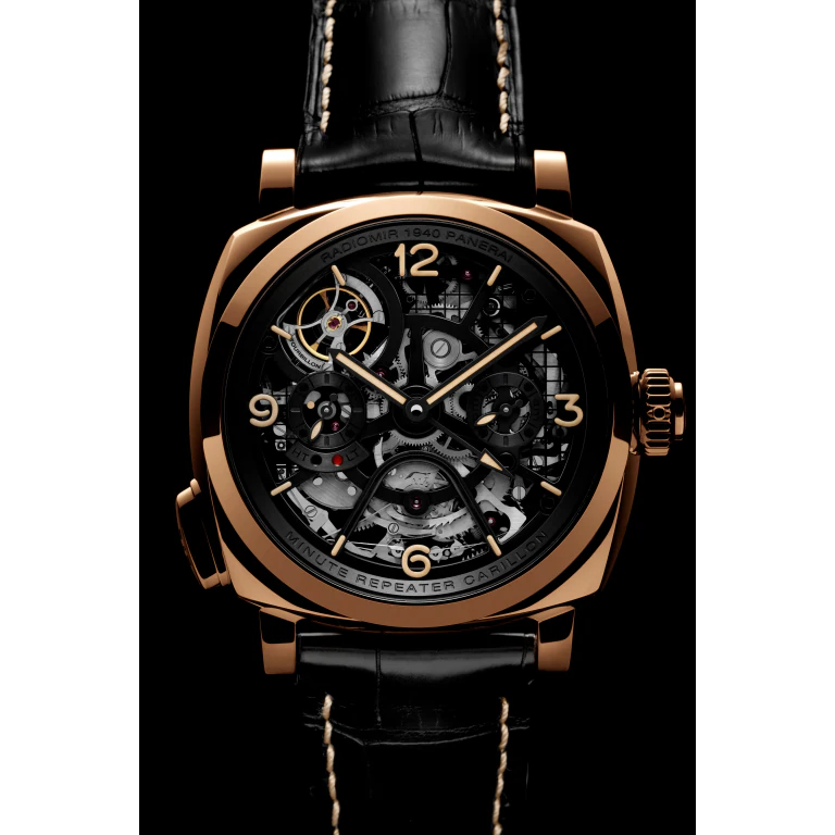 【7A Quality】Panerai Radiomir Minute Repeater Tourbillon GMT 49mm PAM00600