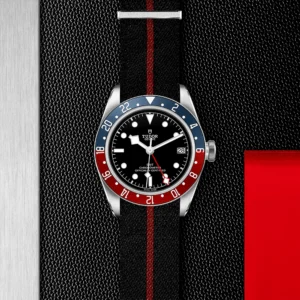 【7A Quality】TUDOR Black Bay GMT 41mm Black Dial Automatic Men's Fabric Strap Watch M79830RB-0003