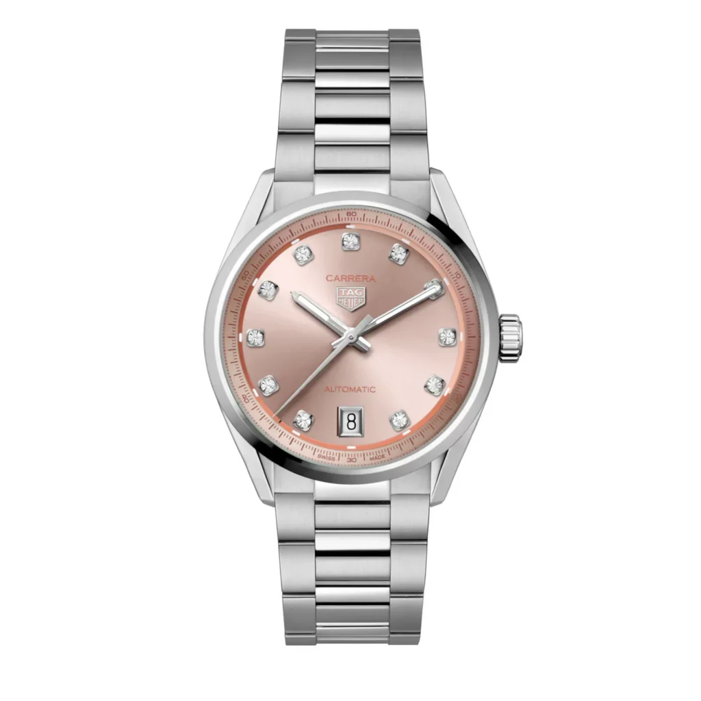 【7A Quality】TAG Heuer Carrera Date 36mm Ladies Watch Diamond Dot WBN231D.BA0001