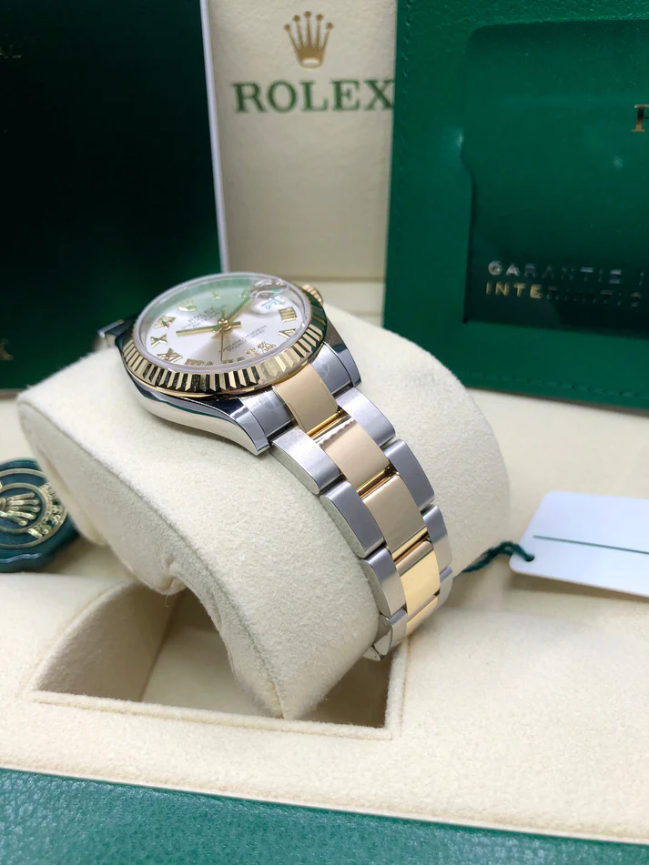 RLX Datejust m278273-0003/0004 31mm Silver Dial Stainless Steel and Yellow Gold Oyster Watch