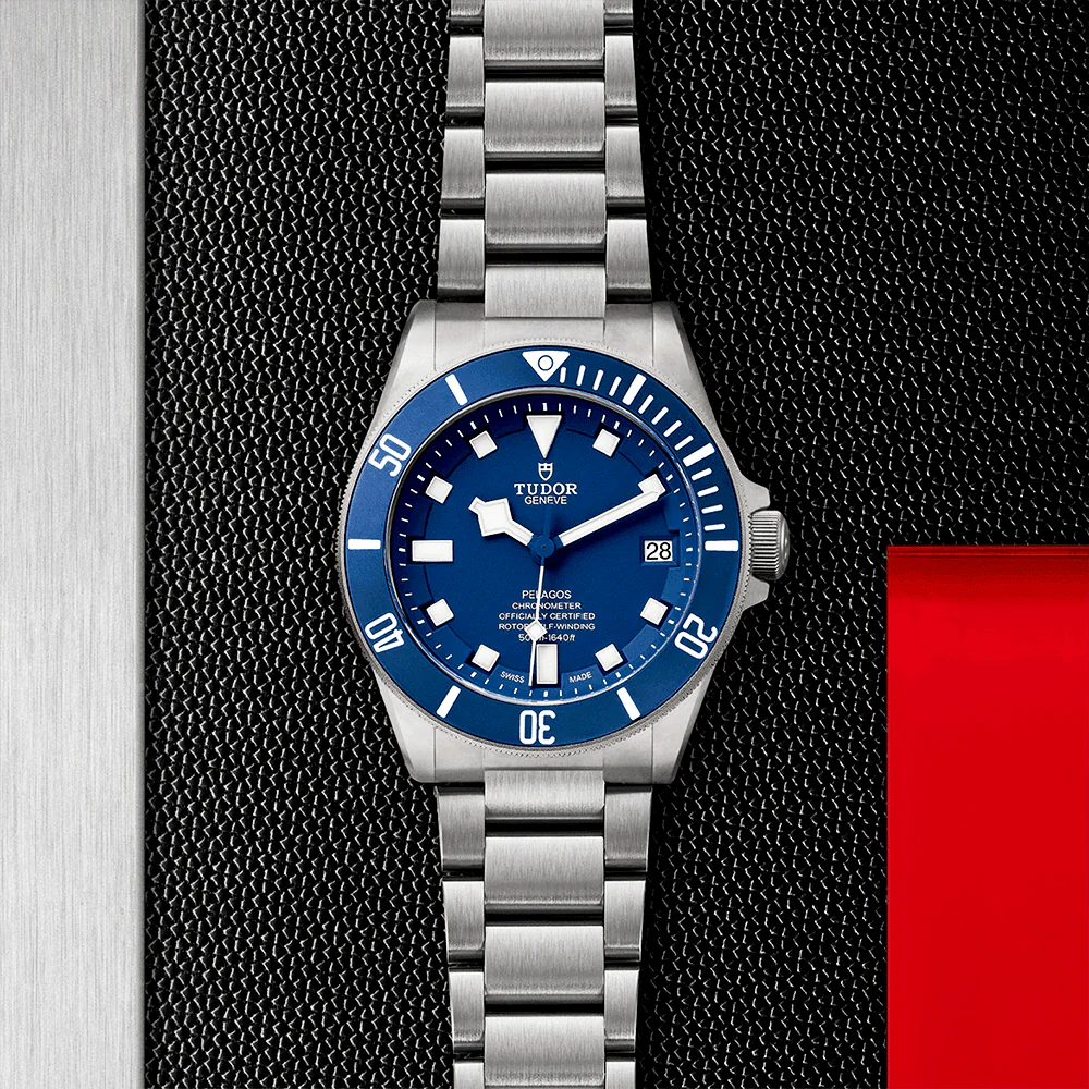 【7A Quality】TUDOR Pelagos 42mm Blue Dial & Ceramic Bezel Men's Titanium Automatic Watch M25600TB-0001