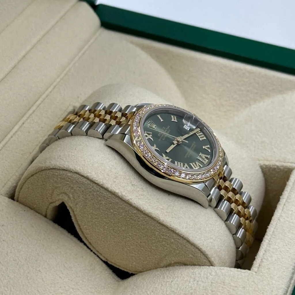 RLX Datejust m278383RBR-0015/0016 31mm Olive Green Dial Oyster Bracelet