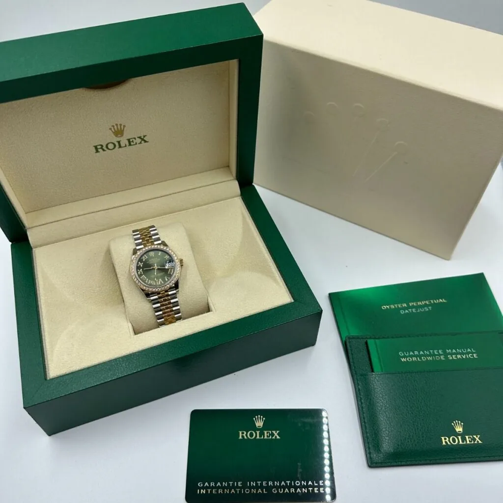 RLX Datejust m278383RBR-0015/0016 31mm Olive Green Dial Oyster Bracelet
