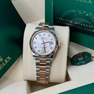 RLX Datejust m278271-0015/0016 Silver 31mm Dial Oyster Bracelet Watch