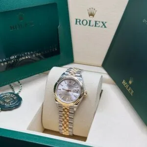 RLX Lady-Datejust 31mm 279173 Silver Index Dial Oyster Bracelet