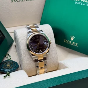 RLX Datejust m278243-0013/0014 31mm Dark Grey Dial Yellow Rolesor Oyster Watch