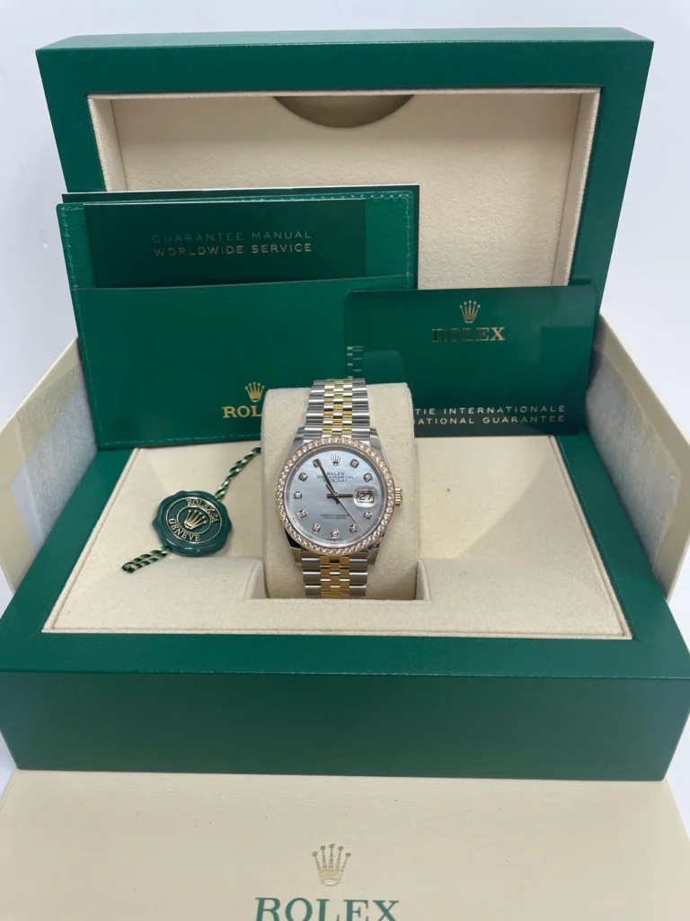 RLX Datejust 36mm 126283 White Mother-of-Pearl Dial Jubilee Bracelet Watch