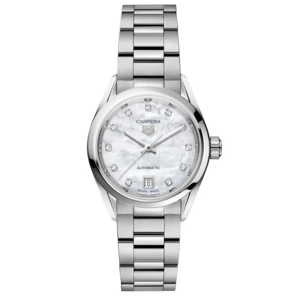 【7A Quality】TAG Heuer Carrera Three-Hand 29mm Automatic Ladies Watch WBN2412.BA0621
