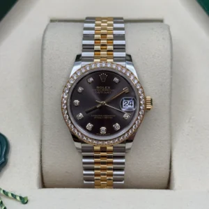 RLX Datejust m278383RBR-0021/0022 31mm Dark Grey Dial Oyster Bracelet