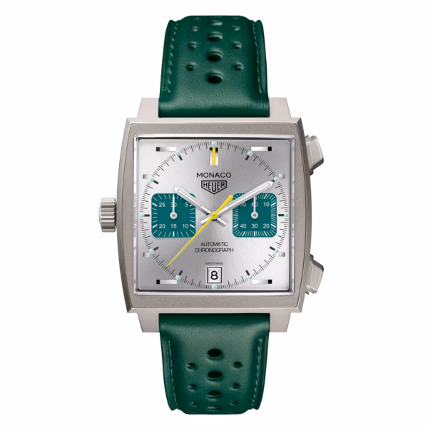 【7A Quality】TAG Heuer Monaco Chronograph Racing Green 39mm Mens Watch CAW218E.FC6565